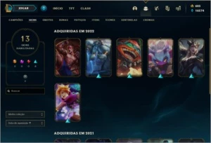 CONTA LEAGUE OF LEGENDS LOL