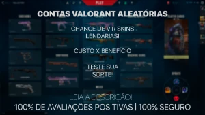 Conta Valorant 50-200 skins | BR 🇧🇷