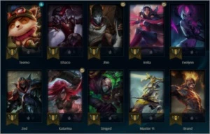 conta lvl 30 unranked,29 campeoes habilitados,7 skins, - League of Legends LOL