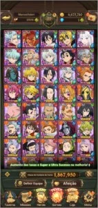 Sell my account nanatsu no taizai mobile global - Outros