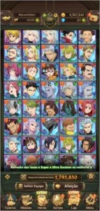 Sell my account nanatsu no taizai mobile global - Outros