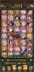 Sell my account nanatsu no taizai mobile global - Outros