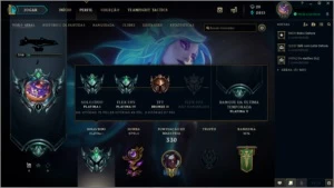 Conta Platina 1 na Solo/Duo, Platina 4 Flex, conta antiga - League of Legends LOL