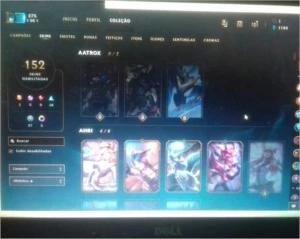 CONTA DE LEAGUE OF LEGENDS TODOS OS CAMPEÕES +150SKINS LOL