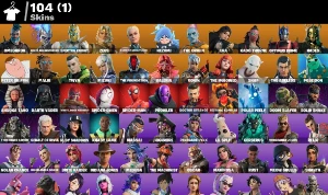 Conta de fortnite varias skins é passes completos!