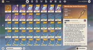 AR24 - Cyno + Baculos das Areias + 8 tiros - Genshin Impact