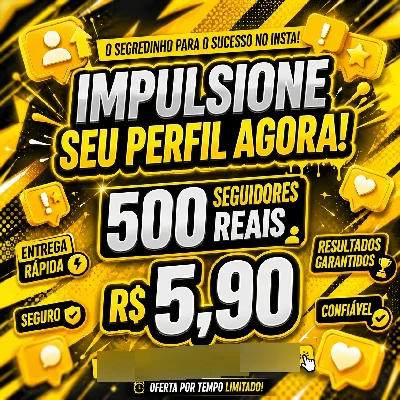 🚀 500 Seguidores para o Instagram por Apenas R$ 5,90! + 40% - Redes Sociais