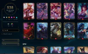 Conta League of Legends | +16mil gasto 💸 | 538 Skins LOL