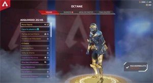 conta apex com herança octane e skins lendarias - Apex Legends