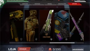 conta apex com herança octane e skins lendarias - Apex Legends