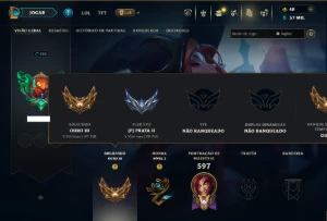 Ouro 3 com TODOS os Champs e 229 Skins ( SUP / JG ) - League of Legends LOL