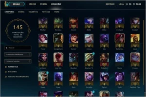 Conta diamond 4 34 champions promoção - League of Legends LOL