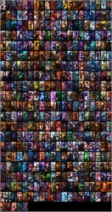 133 champs + 405 skins +20 paginas de runas - League of Legends LOL
