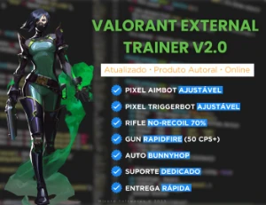 🎯 VALORANT EXTERNAL TRAINER | 100% INDETECTÁVEL! ✔️