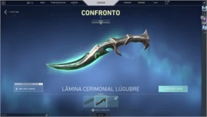 CONTA de valorant c/ faca Lugubre e skins