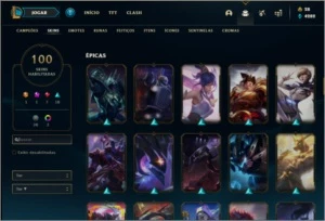 Conta Ouro 1 - League of Legends LOL