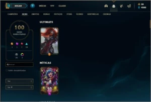 Conta Ouro 1 - League of Legends LOL