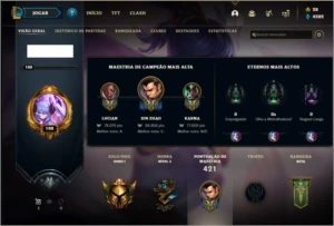 Conta Ouro 1 - League of Legends LOL