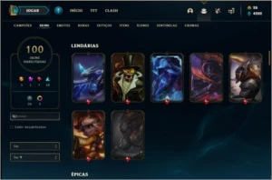 Conta Ouro 1 - League of Legends LOL