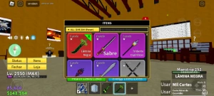 Conta de bloz fruit insana - Roblox