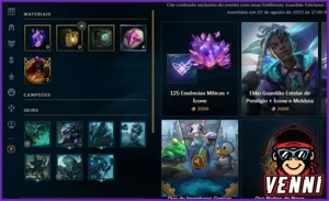 CONTA LEAGUE OF LEGENDS MESTRE • 30 CAMPEÕES • HIGH MMR LOL