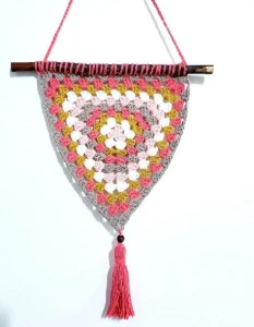 Bandeirola (flâmula) Decorativa em Crochê - Artesanato e Personalizados