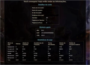 Conta League of Legends Fantástica, várias raridades LOL