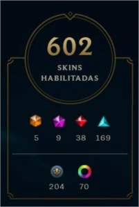 Conta LoL unranked nível 298 / Full champs e 599 skins - League of Legends