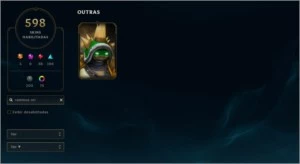 Conta LoL unranked nível 298 / Full champs e 599 skins - League of Legends