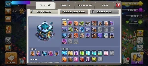 Clash of Clans CV13🥇Conta de Colecionador🏆Leia descrição