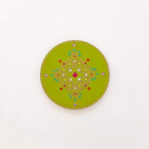 Mandala Indiana Colorida - Artesanato e Personalizados