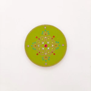 Mandala Indiana Colorida - Artesanato e Personalizados
