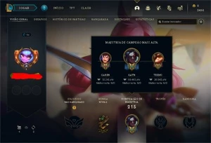 CONTA UNRAKED MENOR PREÇO - League of Legends LOL