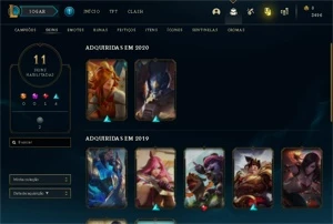 CONTA UNRAKED MENOR PREÇO - League of Legends LOL