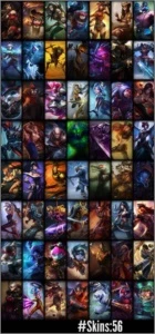 Conta league of legends, faltando 13 campeoes, 56 skins LOL