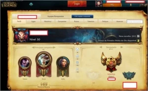 Conta league of legends, faltando 13 campeoes, 56 skins LOL
