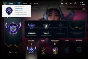 Conta diamante 3 barata com 1 skin e 33 champs - League of Legends LOL