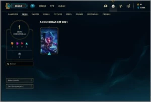 Conta diamante 3 barata com 1 skin e 33 champs - League of Legends LOL