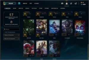 Conta diamante 3 barata com 1 skin e 33 champs - League of Legends LOL
