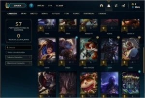 Conta diamante 3 barata com 1 skin e 33 champs - League of Legends LOL
