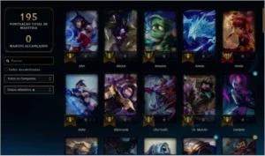 Conta lol level 80 27 skins (14 legado) Bronze II 7 vitórias - League of Legends