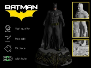 Batman figure Ben Affleck stl 3d - Outros