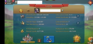 Conta Lords Mobile T4 507m poder 5m de Tropas (migra 1076)