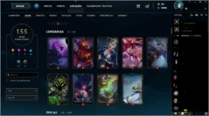 Conta League of legends All Champions , 155 Skins , LV 263 LOL