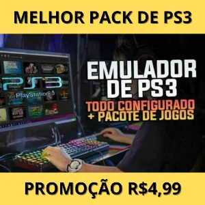 Emulador De Ps3 Com Super Pacote De Jogos já Configurado! - Outros