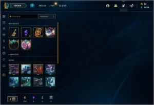 Conta league of legends + 190 skins LOL