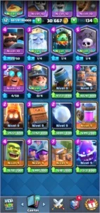 Conta Clash Royale quase level 13 muito potencial