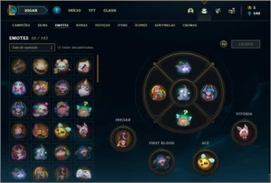 Conta unranked lv 21 com 7 skins e 9 champs + 1 Mitica - League of Legends LOL