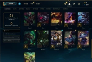 SMURF GOLD YASUO FLORESCER. - League of Legends LOL