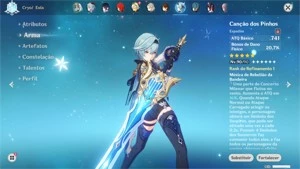 Conta Genshin Impact AR55 - Vários Personagens e Armas t5